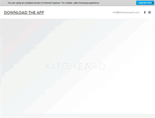 Tablet Screenshot of kitchenwizard.com